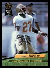 Terrell Buckley 1992 Ultra Rookie Card #420 Florida State Seminoles. rookie card picture