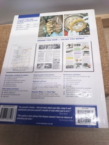 Haynes Manual Triumph Tiger 800 2010-2014 - Foto 2 di 6