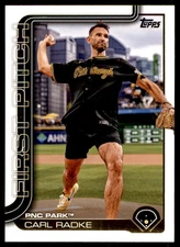 2025 Topps Carl Radke First Pitch (Series One) Pittsburgh Pirates #FP-6