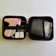 Clothing Price Tag Gun Kit w/ Tags Fasteners Needles Case Retail Labeling Tool