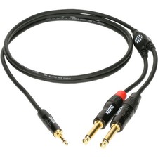 Klotz KY5-090 Y-Adapterkabel Klinke 0,9 m