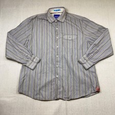 Tommy Bahama Shirt Mens Size XL Multicolor Striped Long Sleeve Button-Up Casual