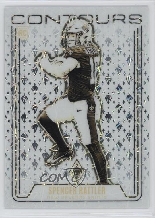 2024 Panini Phoenix Contours Lazer Spencer Rattler #CON-SRR Rookie RC