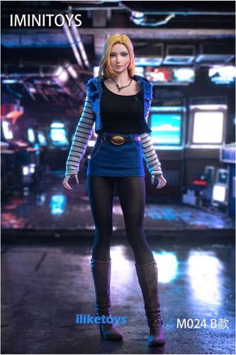 Iminitoys Dragon Ball Android 18 Fit 1/6 Action Figure Costume Kit No BodyB Ver. - Picture 5 of 7