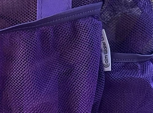 Extra Large Zipper Tote Pockets Pool Beach Swim Gym Mesh Bag - Picture 3 of 4