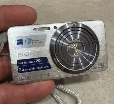 Sony Cyber-shot DSC-W630 Kompaktkamera 16,1 MP 5x Zoom 2,7'' Silber