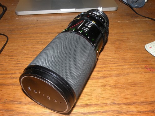 Soligor Auto Zoom 70-222mm f3.5 Macro lens MC Auto Tele converter Nikon Japan - Picture 1 of 12