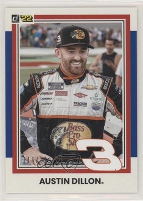 2022 Panini Donruss NASCAR Retro 1981 Navy Blue 116/199 Austin Dillon #141 0o88