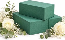 3 Pack Floral Foam Blocks Green Wet  Dry Flower Arrangement Foam 5.5x3.1x1.7 in