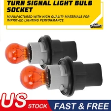 2* Turn Signal Light Flasher Bulb Socket For Chrysler Dodge Challenger Charger