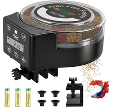 hygger Automatic Fish Feeder for Aquarium: Auto Fish Food Dispenser