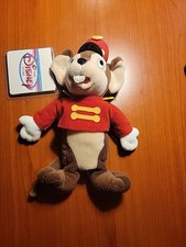 -N NEW THE DISNEY STORE BEANIE BEAN BAG PLUSH TIMOTHY MOUSE DUMBO