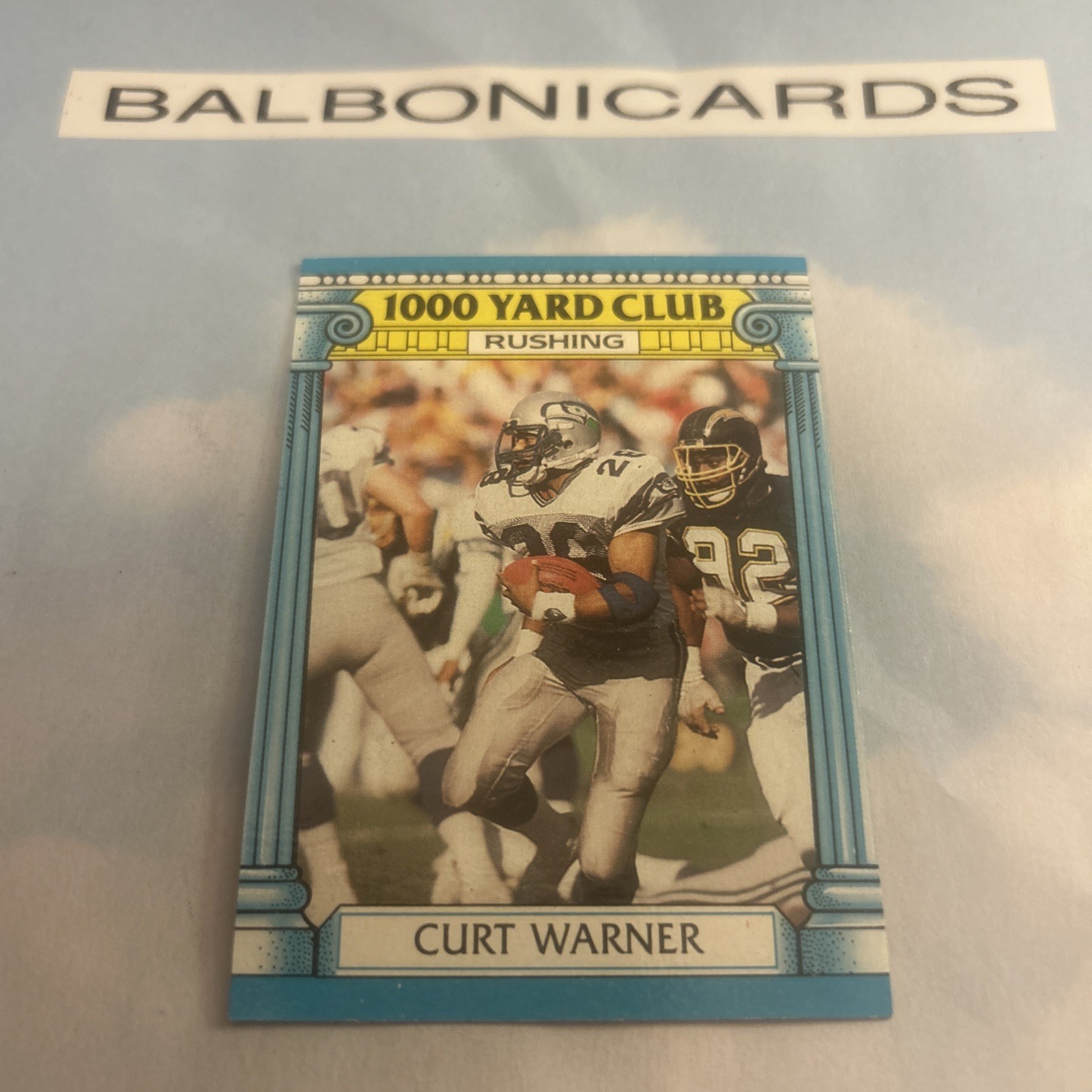 1987 Topps #5 Curt Warner 1000 Yard Club NM+ Free Shipping!