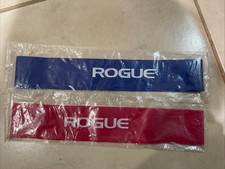 Qty 2 New Rogue Fitness 12" Loop Bands Red HB00031  Blue HB00032 Strength Train