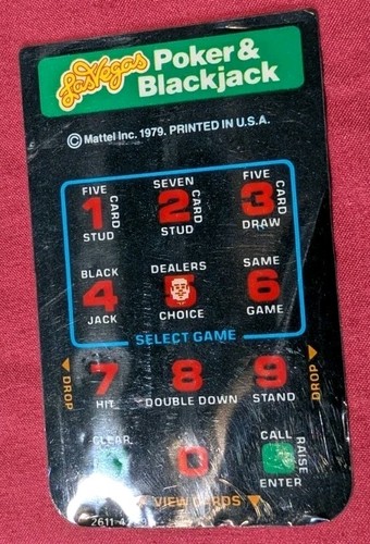 Intellevision Las Vegas Poker and Blackjack Completo En Caja **No Probado** - Imagen 9 de 16