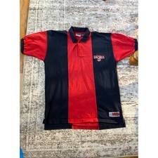 VTG Cleveland Indians 1997 Pro Edge Men's Team Logo Polo Shirt Size Large