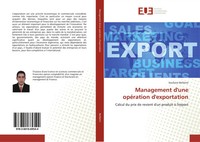 Soufiane Belfatmi | Management D'une OpéRation D'exportation | Taschenbuch