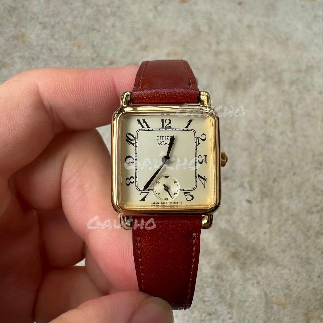 CITIZEN Riviere Rectangular Quartz Watch Small Se… - image 1