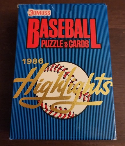 1986 DONRUSS HIGHLIGHTS SET MIT 44 KARTEN - BRANDNEU - BO JACKSON MATTINGLY - Bild 1 von 3