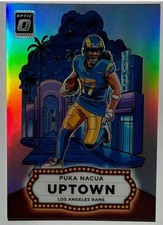 2025 Panini Donruss Optic Puka Nacua Uptown SSP #8 Rams