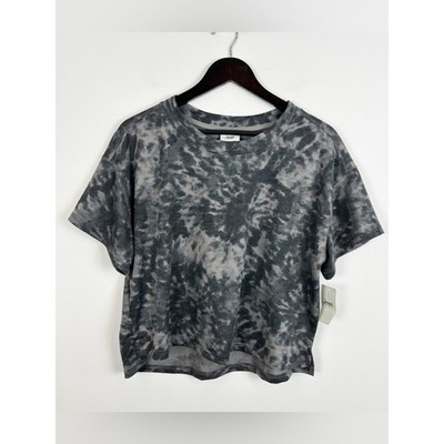 Jenni Super Soft Pajama T-Shirt Size Medium in Grey Swirl Tie Dye