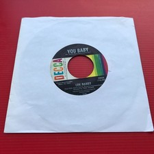 LEN BARRY You Baby 1966 US 7" vinyl single Northern Soul Would I Love You? 45