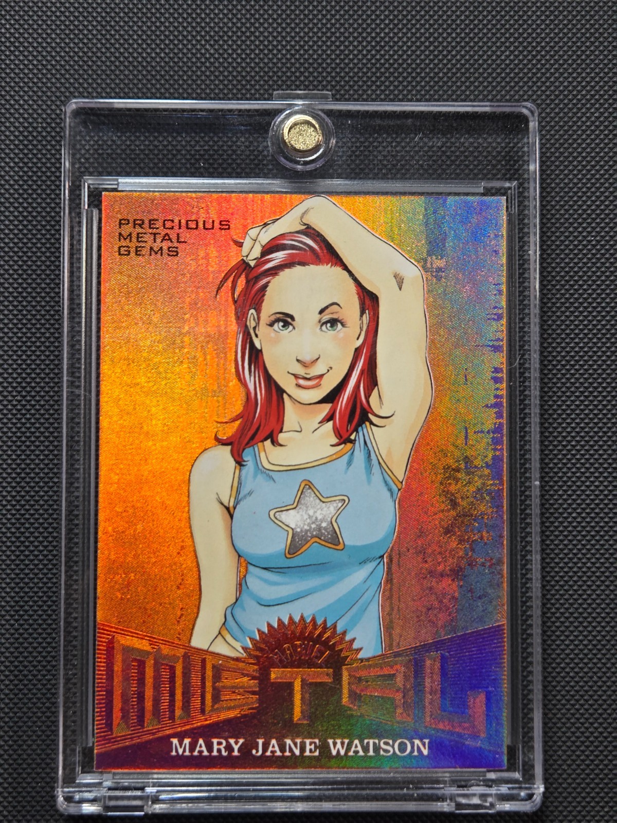 2017 Fleer Ultra Marvel Spider-Man Metal PMG Bronze /199 Mary Jane Parker #MM25