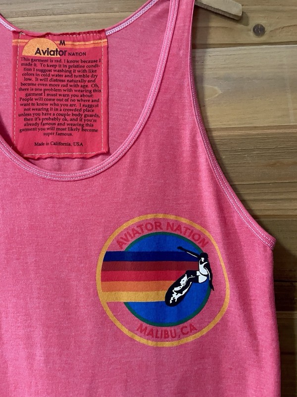 Aviatior Nation Tank Top Medium Unisex
