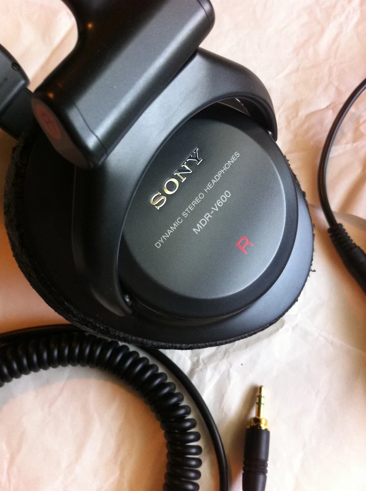 Sony MDR V600 наушники работает с 1/4 "до 1/8" цветной адаптер штепсельная вилка частный - Изображение 4 из 4