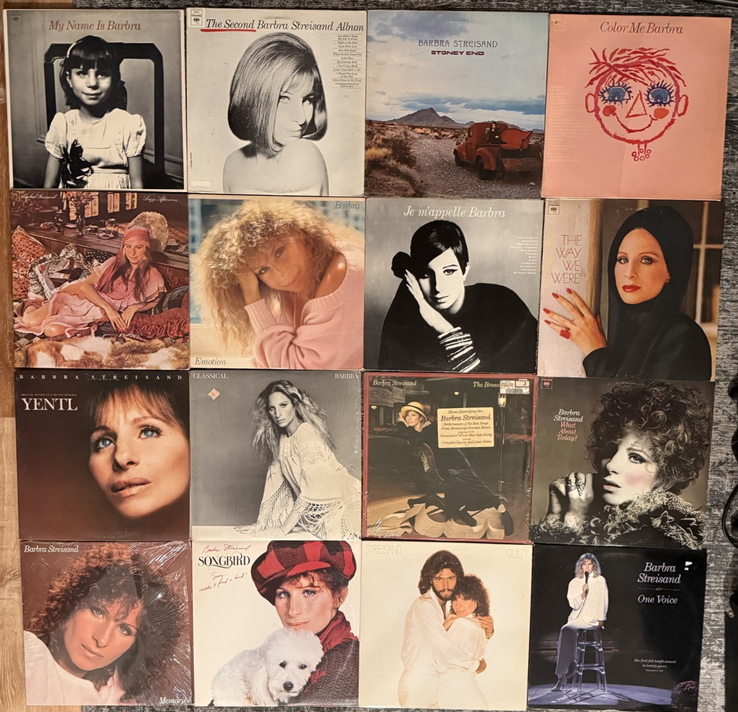 Barbra Streisand 17 LP Vinyl Lot Collection Songbird Guilty Memories One Voice
