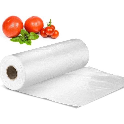 1-10 Rolls 350 Bags Plastic Produce Clear Bag On Roll Kitchen Food Fruit Storage - Picture 2 of 11