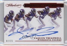 2016 Flawless Rookie Progression Signatures Ruby 7/15 Laquon Treadwell Auto 8p8