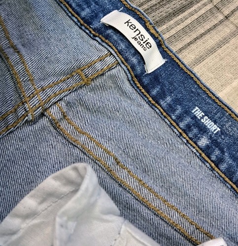 Kensie Jean Shorts Womens Size 30x5.5 Blue Denim - Bild 4 von 4