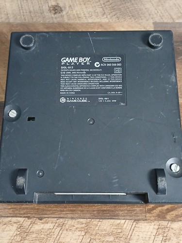 Adaptador para jugador Nintendo GameCube Gameboy negro DOL-017 solo complemento sin disco - Imagen 6 de 6