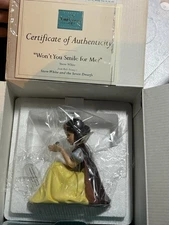WDCC  Walt Disney Classics Snow White "Won’t You Smile for Me" w/Box & COA