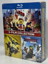 NEW Blu-ray Lego 3 Film Collection Lego Movie, Lego Batman & Ninjago Sealed