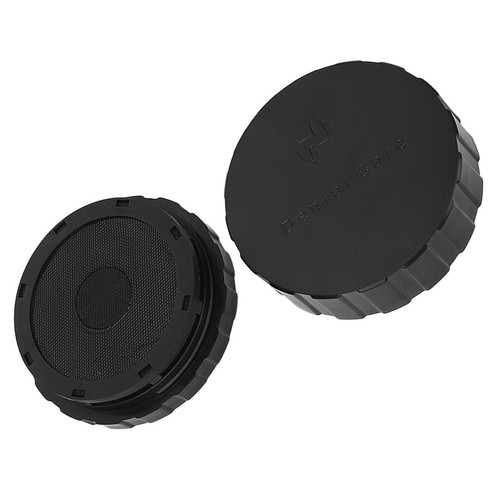 Caja de procesamiento de chapa dentadura dentadura forma redonda reutilizable negra caja de almacenamiento de dentadura OMO - Imagen 4 de 22