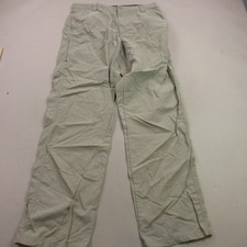 REI Pants Mens 36 Cargo Pockets Straight Leg Lightweight Beige Casual