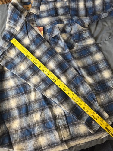 Moose Creek Men Size LT Pacific Thick Flannel Heavy Workwear Outdoors Shirt - Picture 12 of 14
