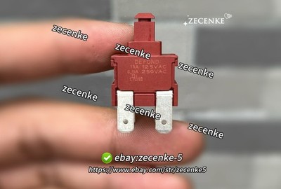 2pcs NEW Defond CPU-2113 6.5A 250VAC 4 Pins Self-locking Button Switch #V7EE CH