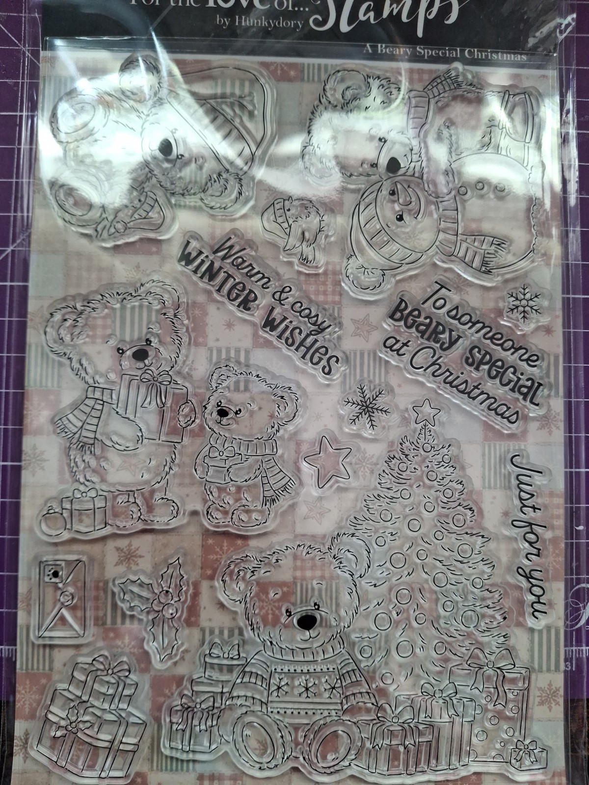 Hunkydory For The Love Of Stamps  A Beary Special Christmas