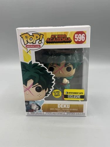 Funko Pop My Hero Academia Deku Vinyl Figure Glow In The Dark EE Exclusive #596