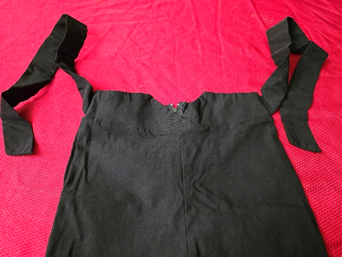 Youth Love Tree Pants / Slacks with Attached Belt - Size L - Black - Picture 6 of 7