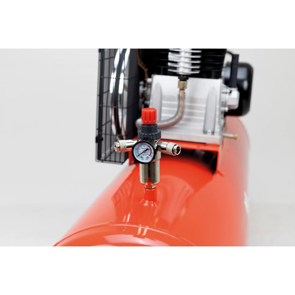 TIGREN Air Compressor Belt-Driven 230V 3hp 2.2kW 200L 150psi 10 Bar 14CFM 04394 - Image 4 of 4