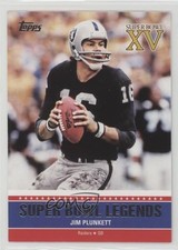2011 Topps Super Bowl Legends Jim Plunkett #SBL-XV 2qs