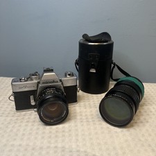 Minolta SRT MC-II SLR Film Camera With Rokkor-x 50mm  Hoya 62mm Vintage Tested