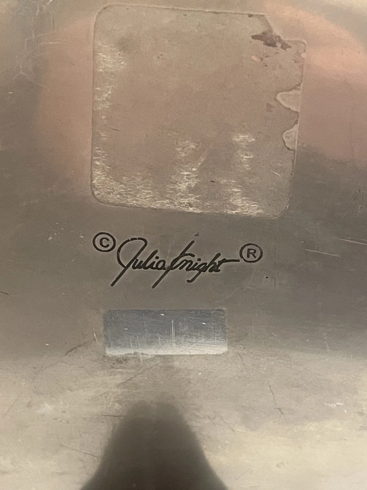 "Julia Knight Yin Yang Dip Bowl, plato para servir, bandeja; madreperla 13""" Foto 3 de 4