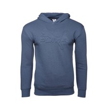 PUMA Essentials Embossed Pullover Hoodie Youth Boys Blue Casual Outerwear 943313