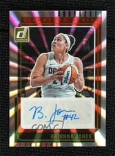 2025 Panini Donruss WNBA Signature Series Holo Laser Brionna Jones Auto m4w