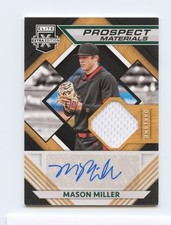 Mason Miller 2021 Elite Extra Edition Prospect Materials Auto Atletica